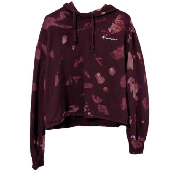 Champion maroon bleached sweatshirt size XL - Picture 1 of 6